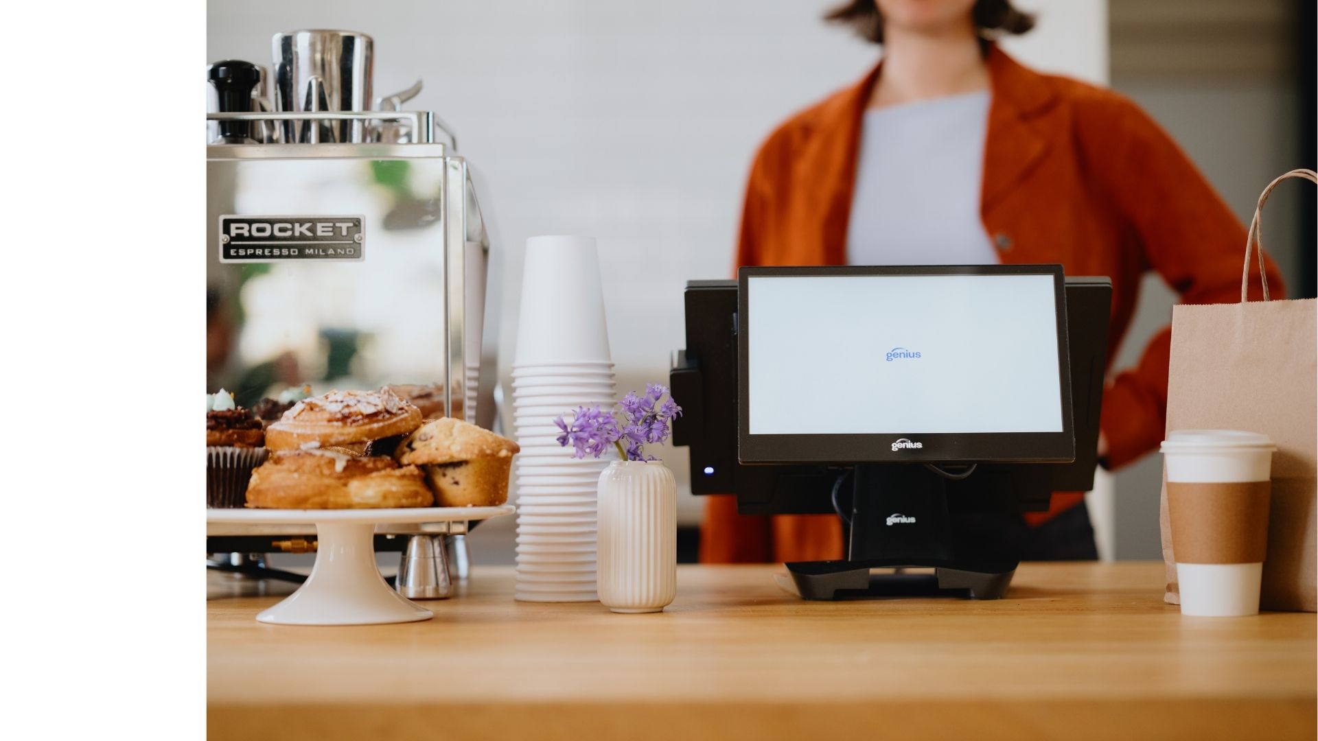 Modern bakery and café POS system