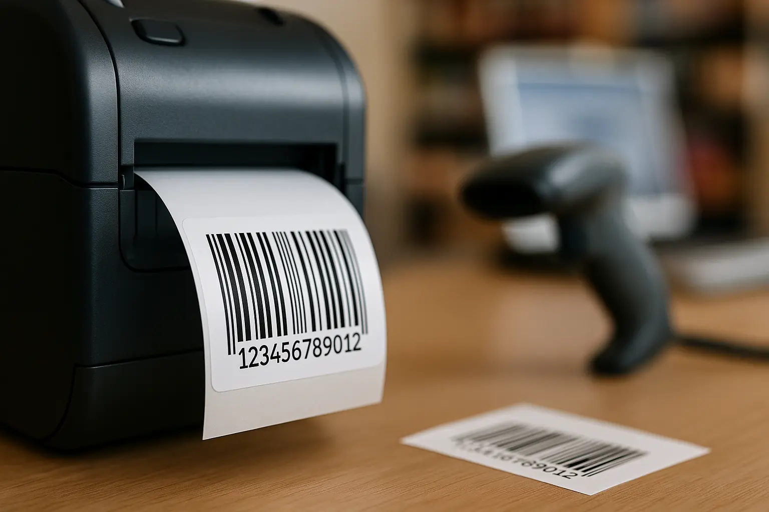 Barcode and label printing for retail