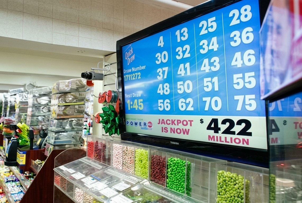 Retail environment with lottery sales
