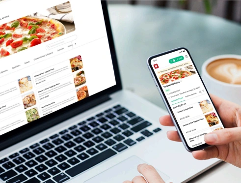 Integrated online ordering for pizzerias